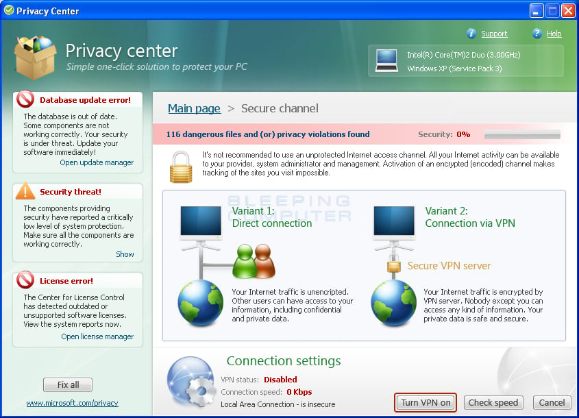 Secure Channel utility