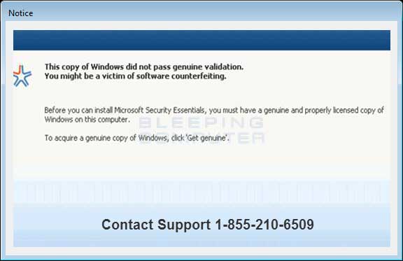Did Not Pass Windows Genuine Validation Remove Virus