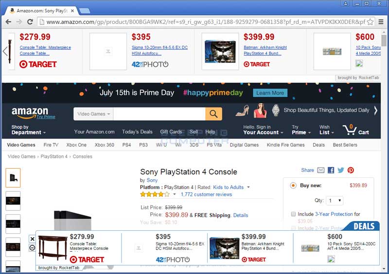 RoketTab ads on Amazon RoketTab ads on Amazon