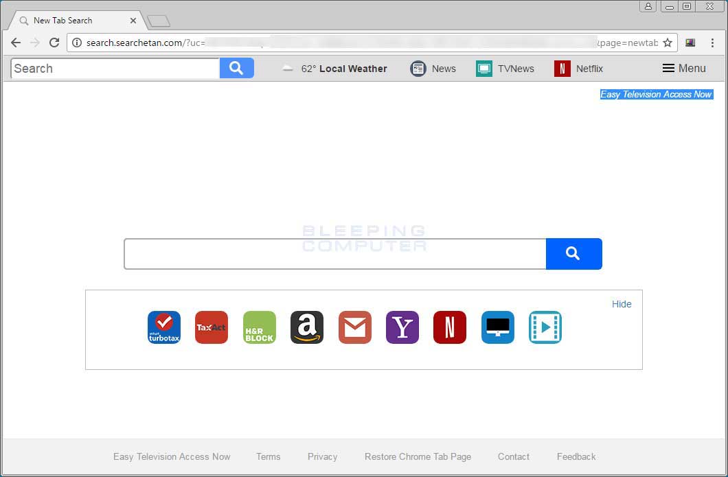 remove search searchetan com