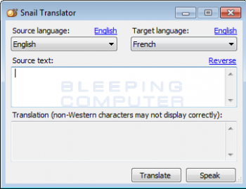 Snail Translator Screenshot