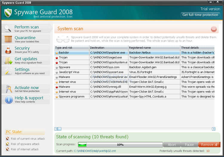 Remove Spyware Protect 2009 (Removal Guide)