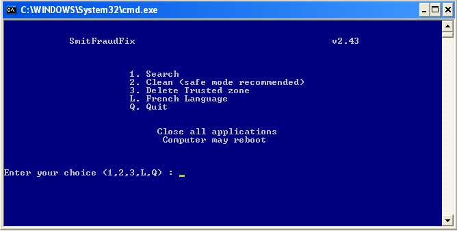 How to use SmitfraudFix
