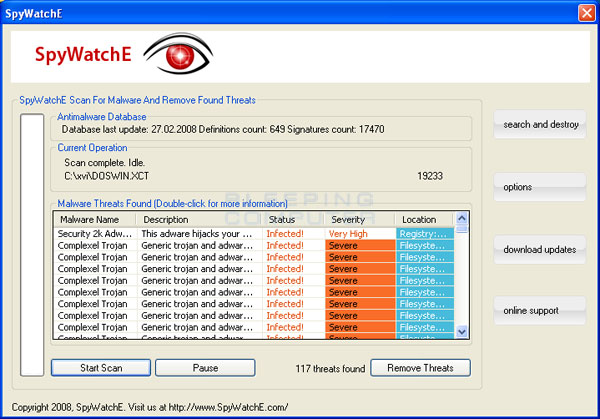 SpyWatchE Screenshot SpyWatchE Screenshot