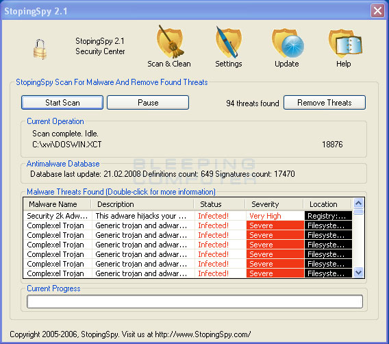 StopingSpy Screenshot StopingSpy Screenshot