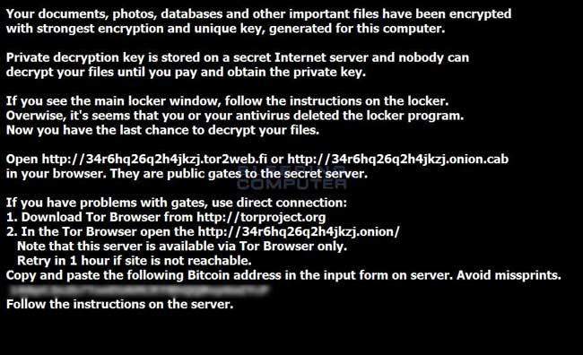 TeslaCrypt Wallpaper