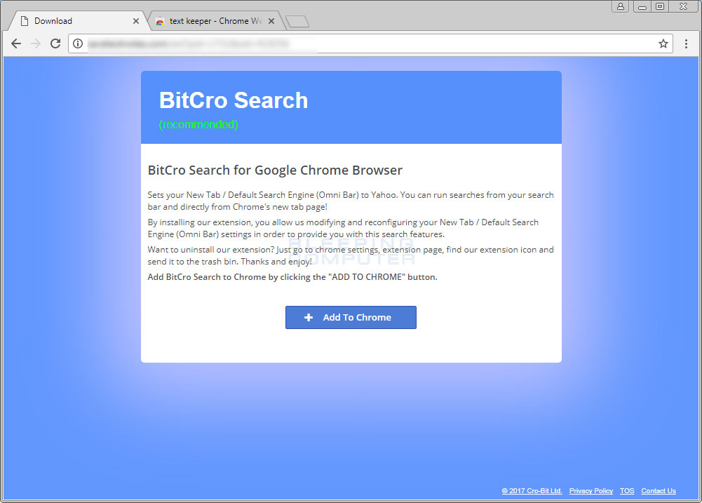 Remove the Text Keeper Chrome Extension