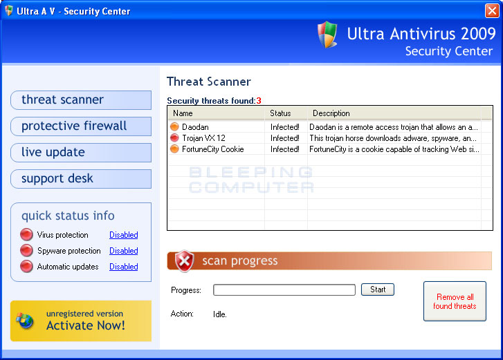 new anti-virus 2009 virus