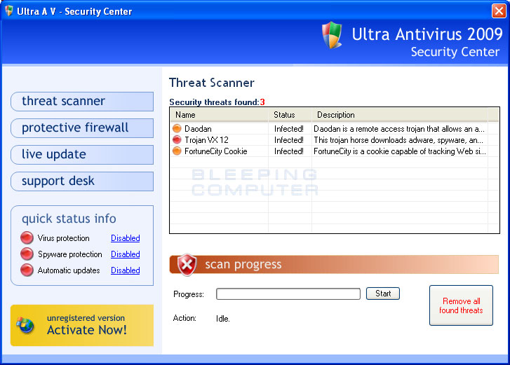 nuevo virus antivirus 2009