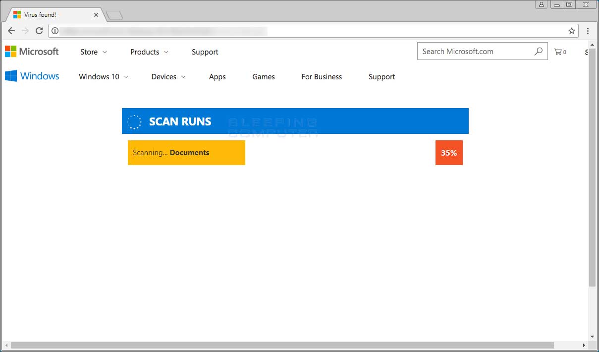 Remove the Virus found! Fake Scanner Scam