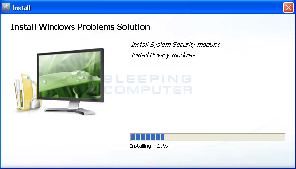 Fake installer
