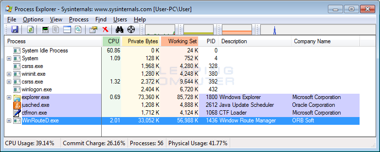 remove route windows 10