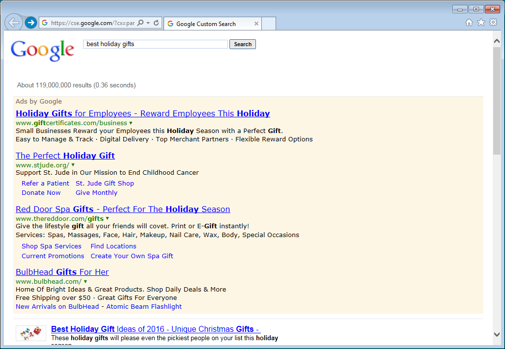 Windows Security Google Custom Search Engine