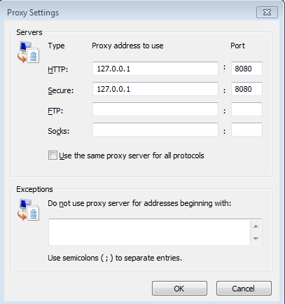 automatically detect proxy settings registry