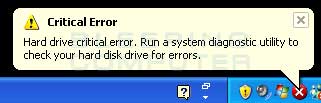 Windows Xp Critical Error