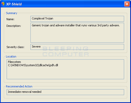 How to remove XP-Shield