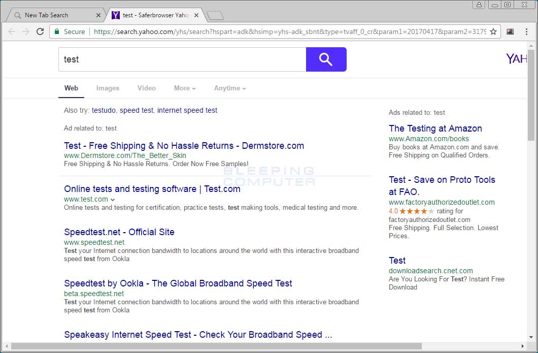 Help For Yahoo Search