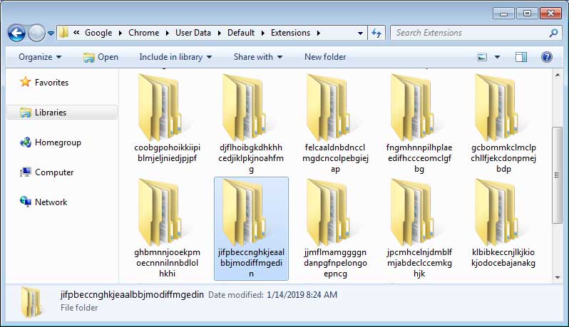 Extensions Folder