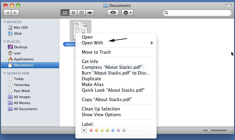 Show File Name Extensions in Mac OS X