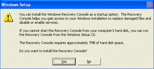 How To Install And Use The Windows Xp Recovery Console