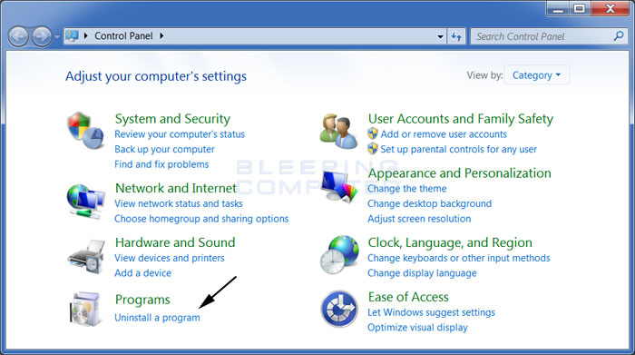 How To Uninstall Programs On Windows 7