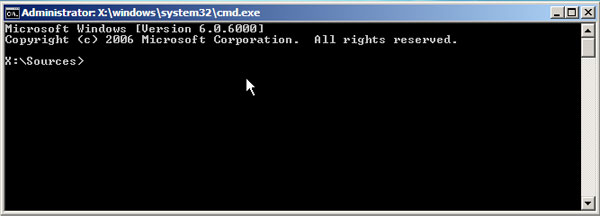 Vista Factory Reset Command Prompt