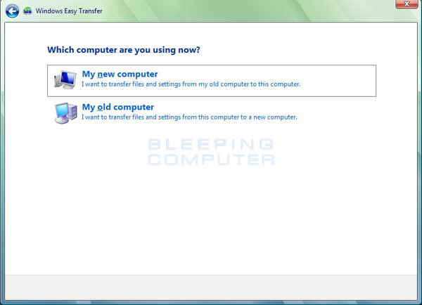 using windows easy transfer to transfer your data to a new computer transfer files to new computer