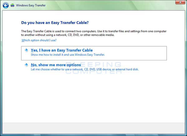 Easy Transfer Cable Windows Vista To Windows 8