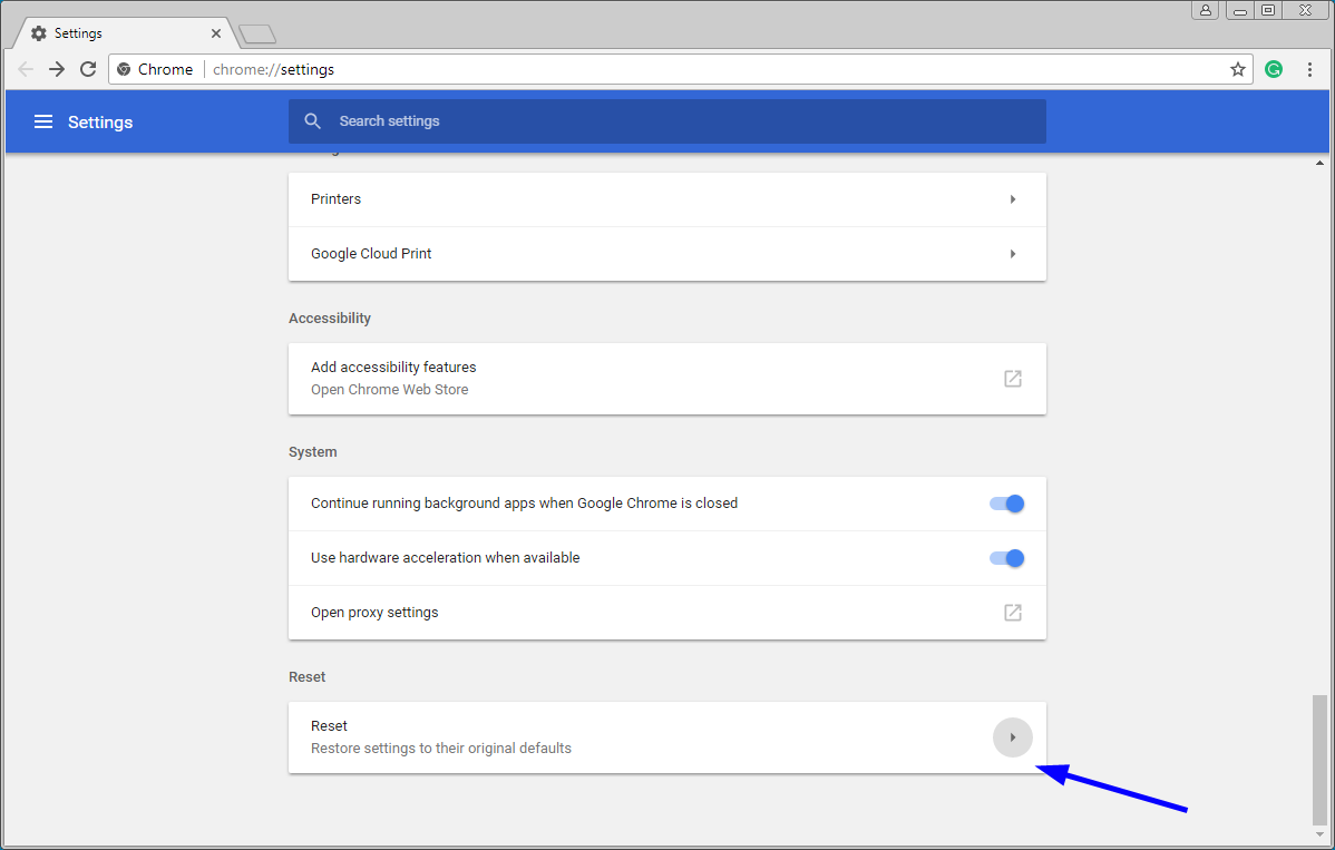 How to manually change your Proxy settings in Google Chrome