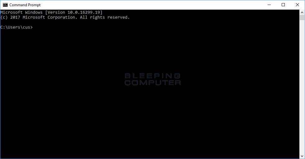 open a Windows 10 Elevated Command Prompt