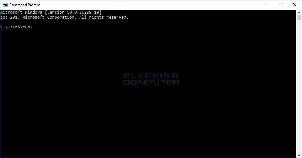 How to open Command Prompt in Windows