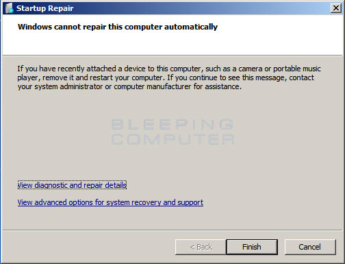 win xp recovery console commands