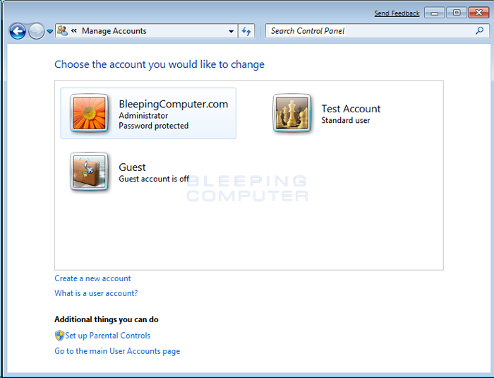 How To Create A New User Account In Windows Vista