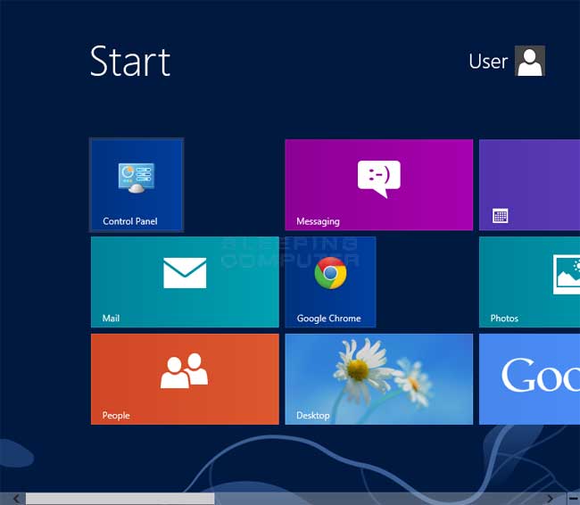 How to open the Control Panel in Windows 8