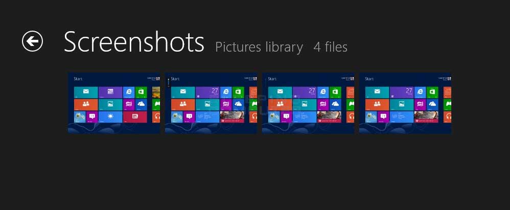 How To Create A Screenshot And Automatically Save It As A File In Windows 8