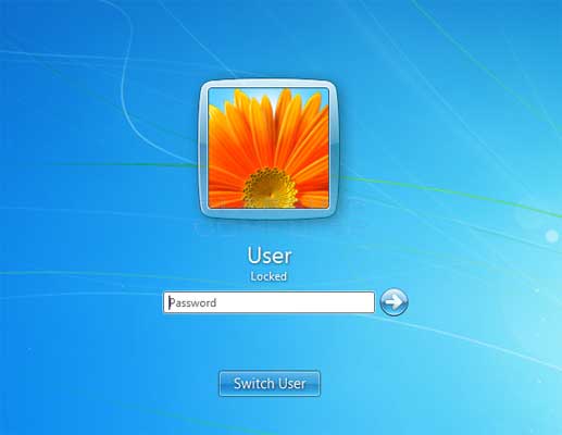 how to lock your computer screen windows 7