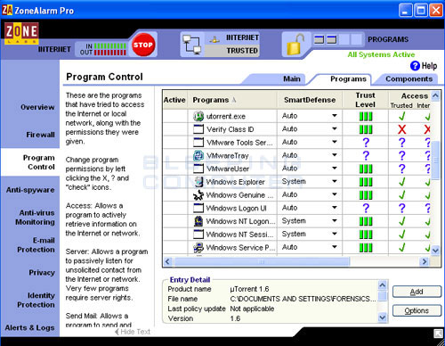 how to open ports in zonealarm security suite